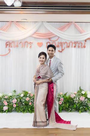 ชุดไทยเจ้าสาว ชุดไทยจักรพรรดิ์ เช่าที่แบมบี้ เวดดิ้ง ห้วยขวาง